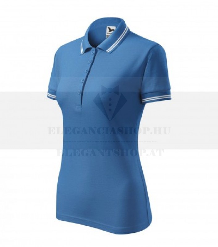 Polohemd Damen - Azureblau Bluse, T-Shirt